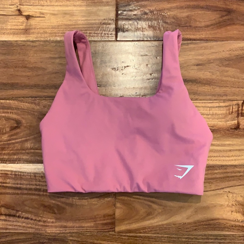 Gym shark padded crop top
